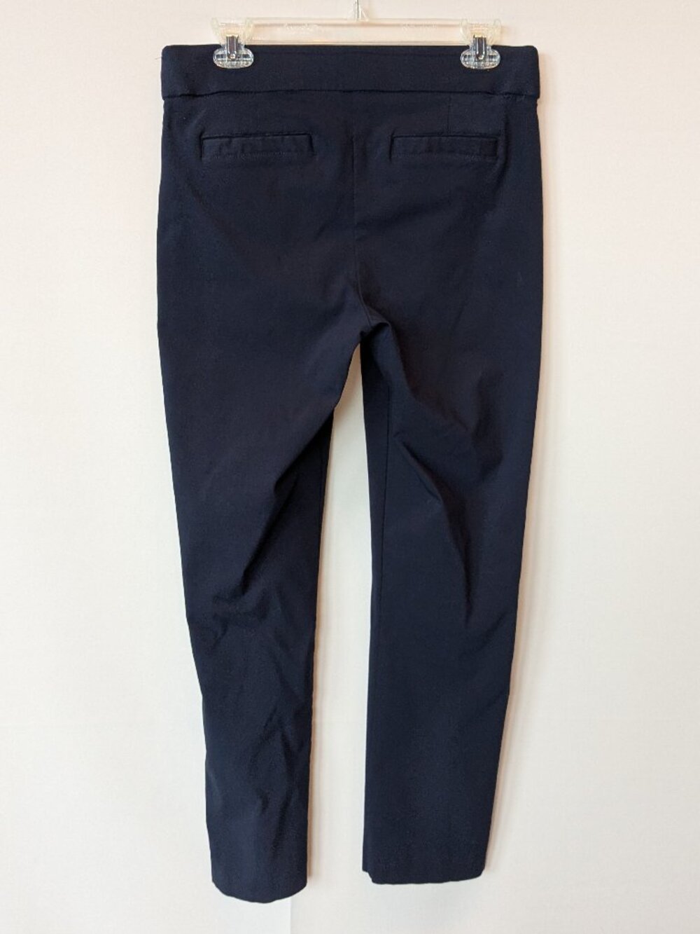 Liz Claiborne Career Navy Pullon Ankle Pants - Picture 3 of 7